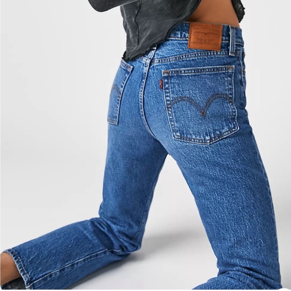 nwot Levis Wedgie straight LE Jazz Jive Sound 27 27L
